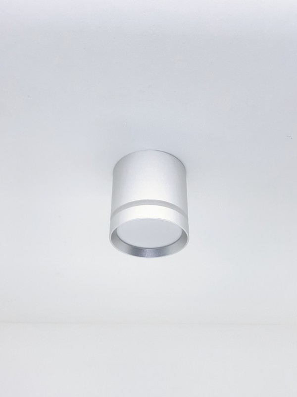 Светильник SPF-10253 SILVER/СЕРЕБРО ` D84/H87/1/LED/12W 5000-5500K