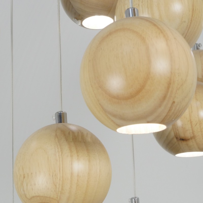 Светильник Elegant 9189/16 WOOD ` D500/H1200/16/G9/36W 4500K DZN22-12