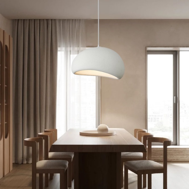 Светильник RRR DZN-6113 БЕЛЫЙ ` D600*500*370/H1200/1/E27/60W белый шнур STONE 25-02