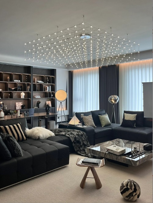 Светильник ElegantLight DZN-13696 МАТ.РОМ ` D1500*1500/H300/1/LED/60W/4500K SELENA