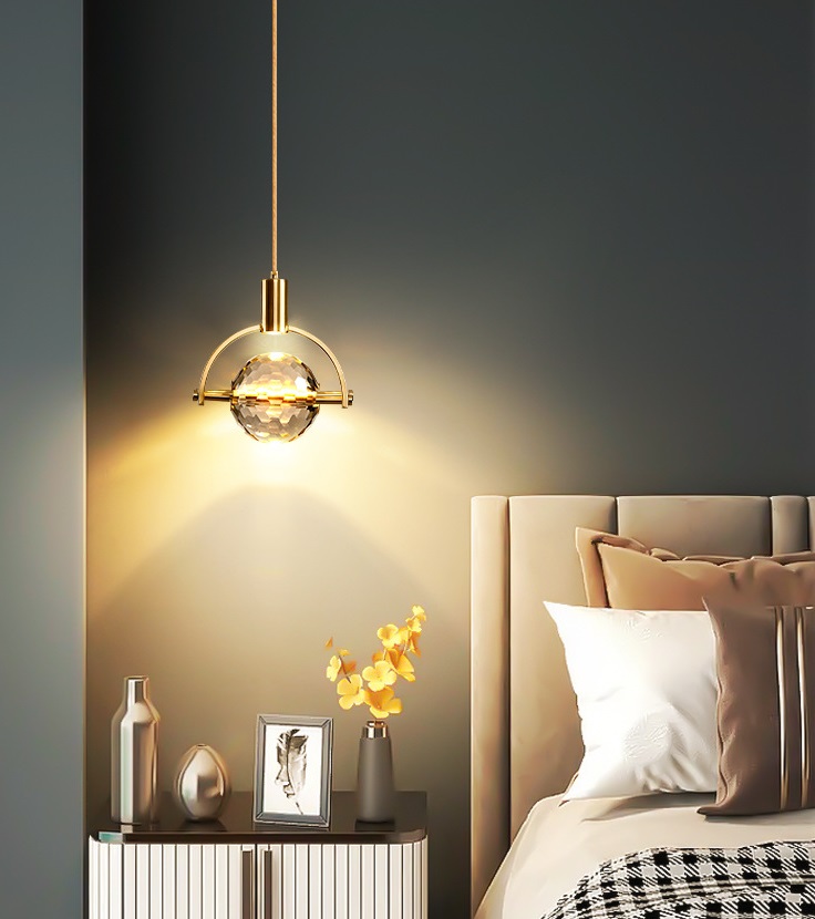 СветильникDZN-13736 ЗОЛОТАЯ БРОНЗА ` D200/H260+1500/1/LED/5W/4000K TETRIS