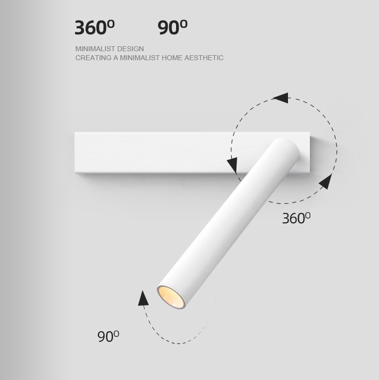 Светильник настенный ElegantLight DZN-13756 БЕЛЫЙ ` D250/H50/1/LED/5W/3000K ASFAR