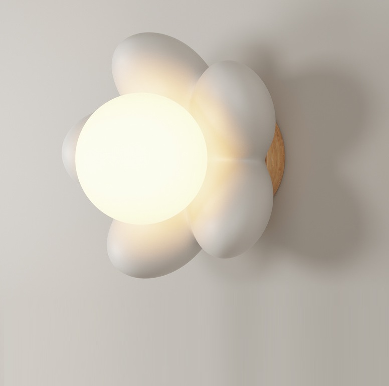 Светильник настенный ElegantLight DZN-13762 БЕЛЫЙ ` D180/H100/1/G9/10W PINK-TOY