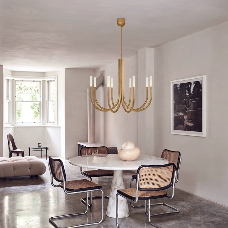 Светильник DZN-13790 БРОНЗА ` D700/H600+400/8/G9/40W LAURA