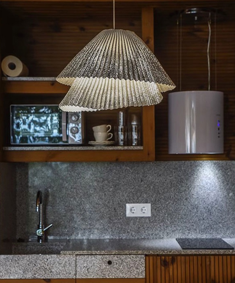 Светильник DZN-13792 БЕЛЫЙ ` D400/Н350+1500/1/E27/40W/металлическая сетка из нержавеющей стали ARTUR