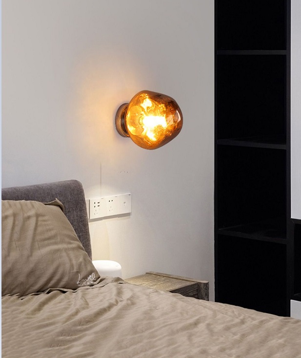 СветильникDZN-13807 ЯНТАРНЫЙ ` D150/H180/1/E27/40W