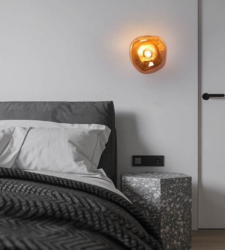 СветильникDZN-13807 ЯНТАРНЫЙ ` D150/H180/1/E27/40W