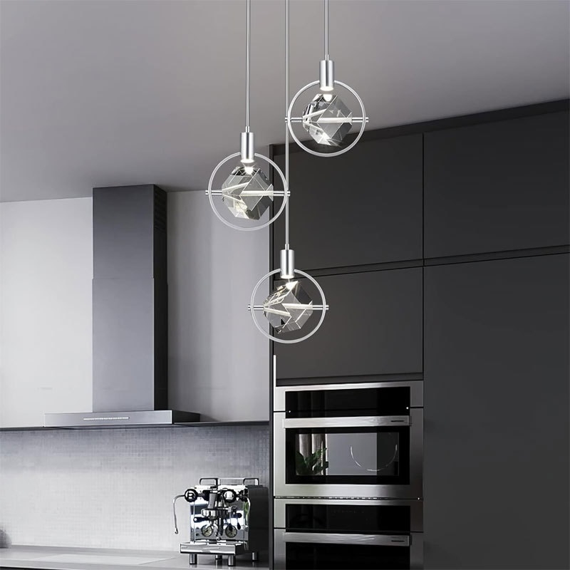 Светильник DZN- 13841 РОМ ` D350/H260+2000/3/LED/.W/4500K 3*D160/H260 TETRIS