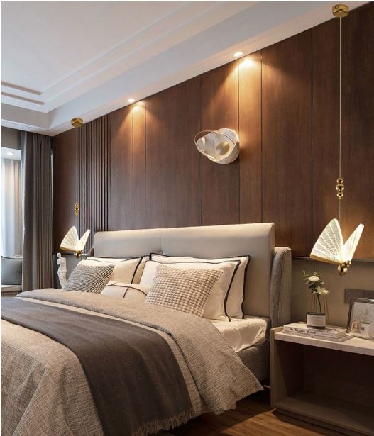 Светильник DZN2-1-27 GOLD/ЗОЛОТО ` D180/H170/1/LED/6W/4500K BUTTERFLY