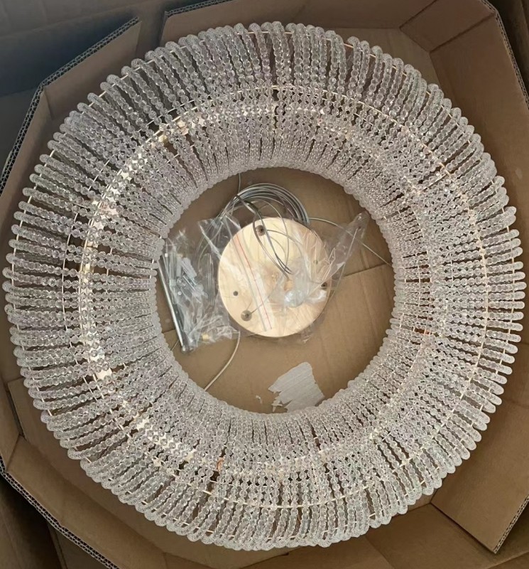 Светильник DZN-40070 GOLD/ЗОЛОТО ` D600/H160/8/G9/40W BAND