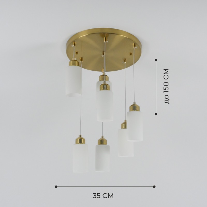 Светильник SPFD-13053 БРОНЗА D350/H1500/7/E27/40W
