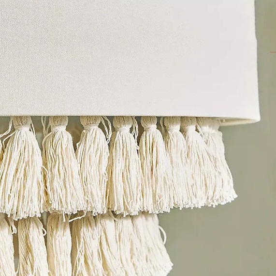 Светильник ElegantLight DZN-13086 БЕЛЫЙ D400/H300+1200/1/E27/40W RUSTIC