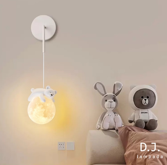 Светильник DZN-13092 БЕЛЫЙ ` D150/H400/1/G9/5W SOFTTOY