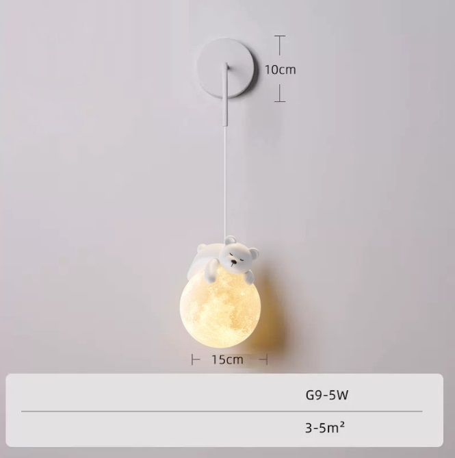 Светильник DZN-13092 БЕЛЫЙ ` D150/H400/1/G9/5W SOFTTOY