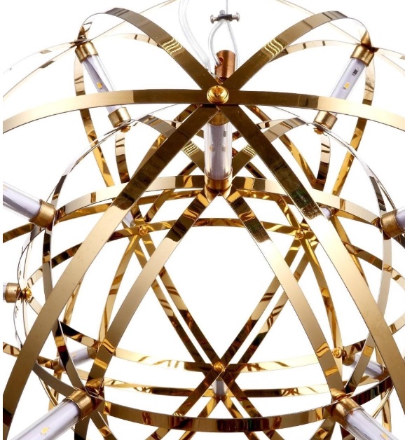 Светильник ElegantLight DZN-8315 ЗОЛОТО ` D300/H1500/42/LED/12.6W/4000K SALUTE 22-12