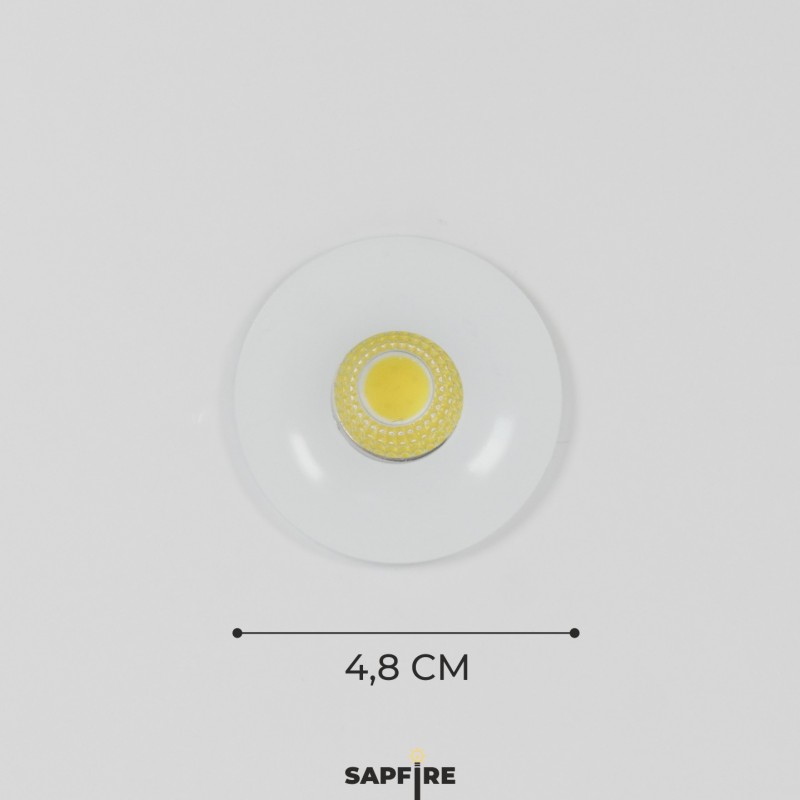 Светильник (WH-LED 3W 4000K) IL.22711 MINI WHITE/БЕЛЫЙ D48/H30/1/LED/3W/4000K SPF24-12