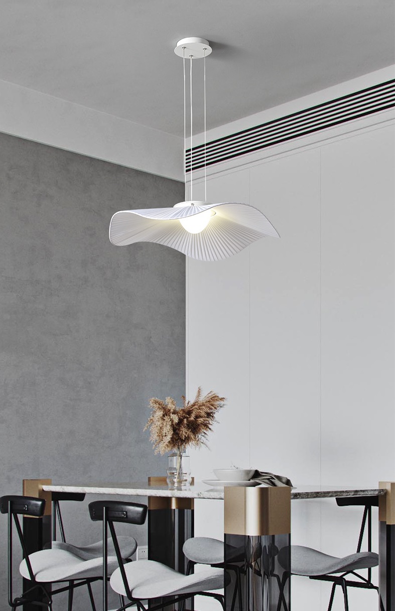 Светильник DZN-13107 БЕЛЫЙ КРЕМОВЫЙ ` D600/H120+1500/1/LED/12W/4500K