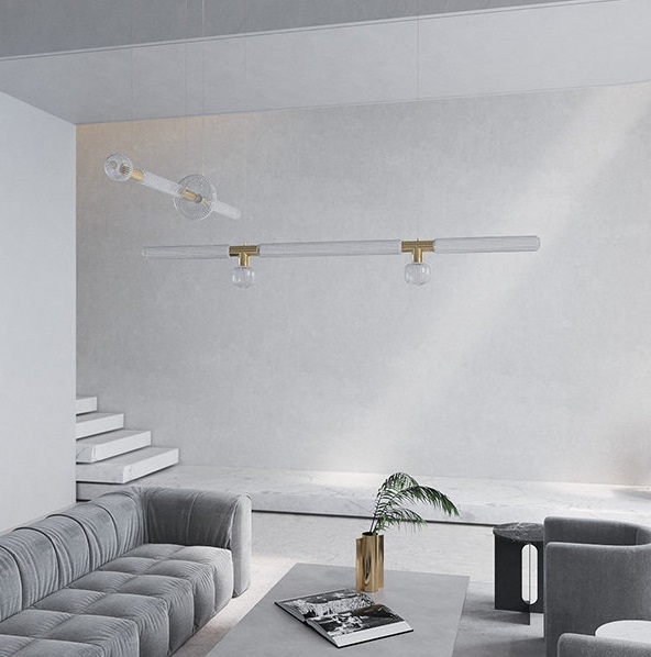 Светильник DZN-13140 БРОНЗА ` D1060*210/H1200/6/LED/18W/4000K VUOKSA