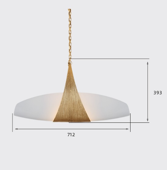 Светильник DZN-13144 ЗОЛОТО ` D710/H390+1000/2/E27/40W UTOPIA