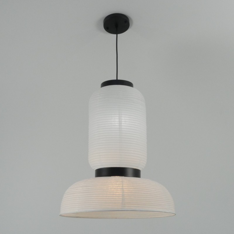 Светильник подвесной ElegantLight DZN-8327 БЕЛЫЙ ` D450/H650/2/E27/15W PAPER 24-08