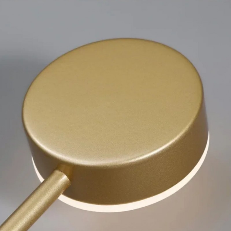 Светильник настенный ElegantLight DZN-8331 ЗОЛОТО ` D820*920/H100/6/LED.W/4500К Dots 22-12