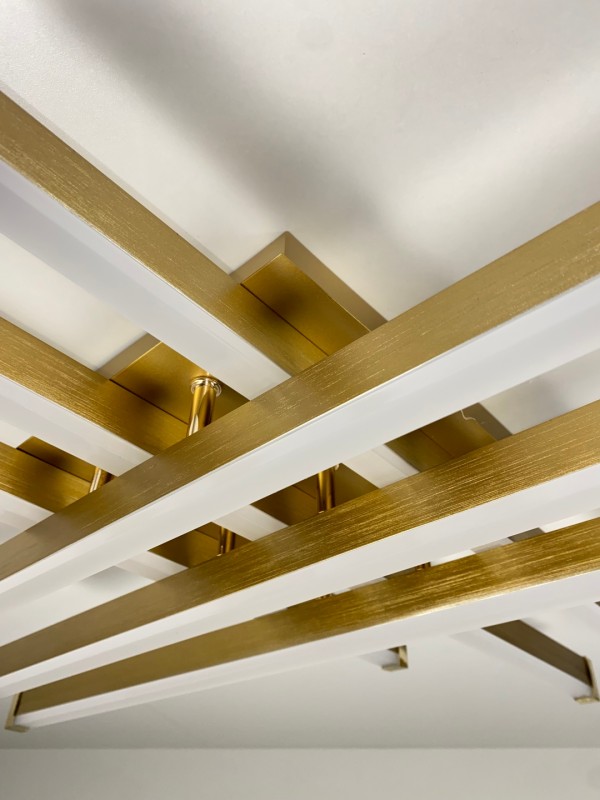 Светильник А09/600 GOLD/ЗОЛОТО ` D600/H110/6/LED/112W 2.4G PICK SPF24-07 (1 из 2шт)