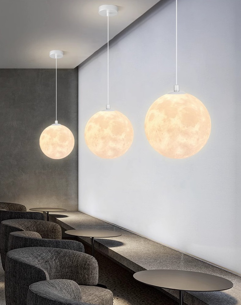 Светильник DZN-45102 БЕЛЫЙ АКРИЛ ` D200/H1200/1/E27/15W MOON-LAMP