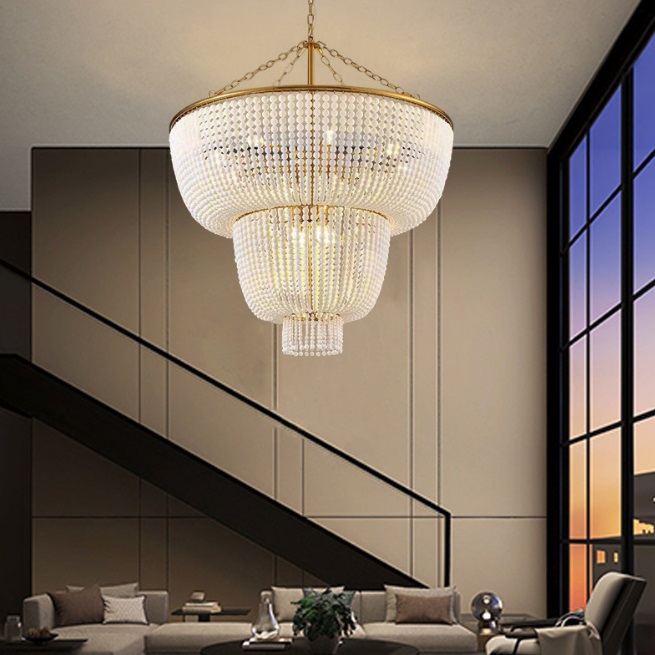 Светильник DZN-14054 ЗОЛОТАЯ БРОНЗА / БЕЛЫЙ МАТОВЫЙ ` D800/H940+700/9/E14/60W BOUVI