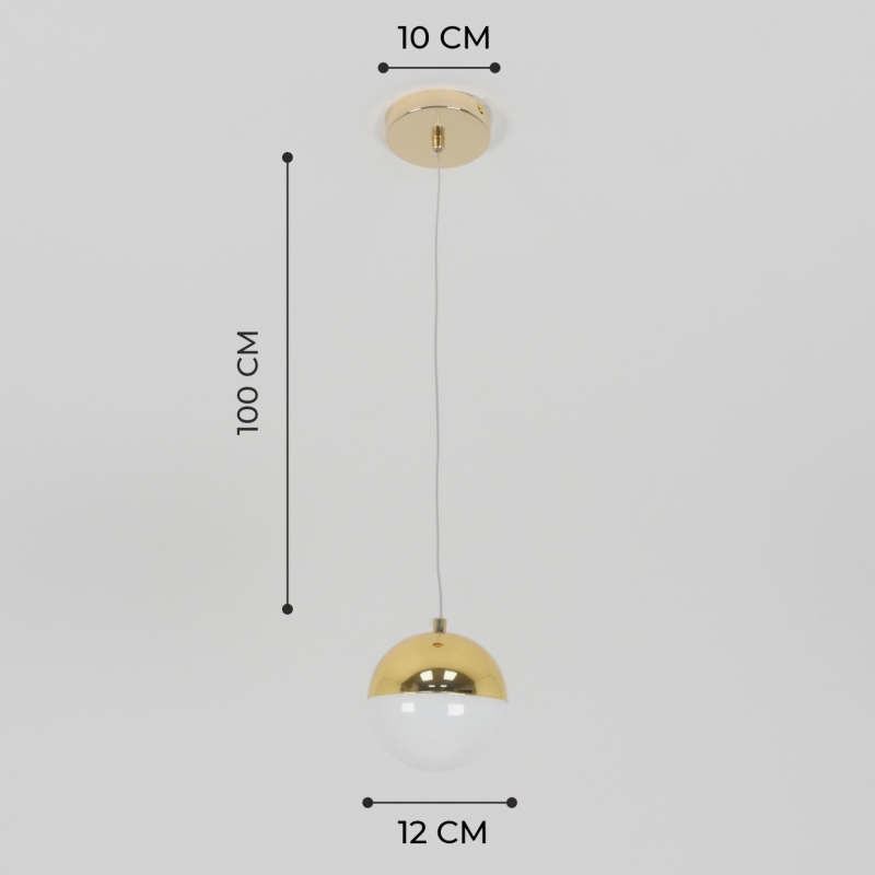 Светильник SPFD-48883 ЗОЛОТО D120/H1000/1/LED/5W/4000K GLOBAL