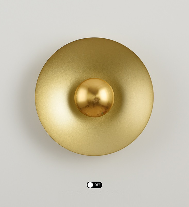 Светильник DZN-11173 ЗОЛОТО ` D300/H80/1/LED/6W/4500K Skitres