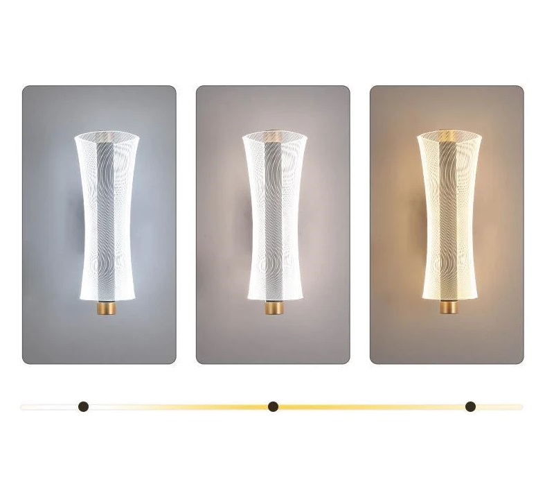 Светильник настенный светодиодный ElegantLight DZN-11184 ЧЕРНЫЙ ` D310/H100/1/LED/6W/2800-6500K