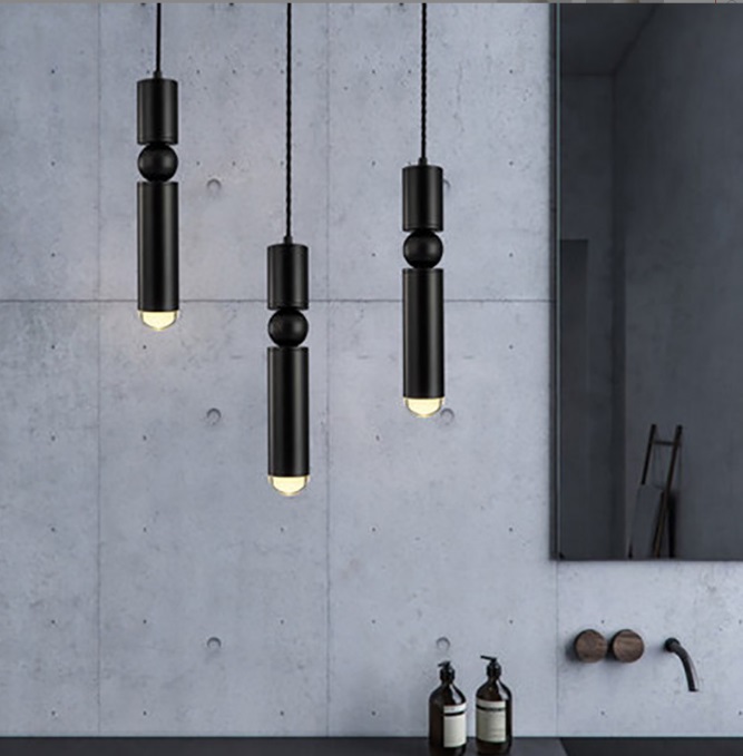 Светильник SPF-11206 ЧЕРНЫЙ ` D55/H300/1/GU10/50W FULCRUM без лампы 23-12