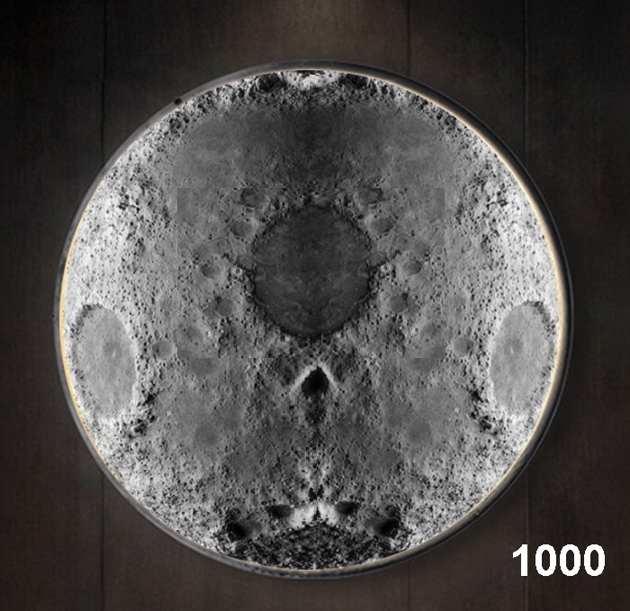 Светильник DZN-14157 ЧЕРНЫЙ ` D1000/H40/1/LED/38W/4500K COSMOS-MERCURY 24-03