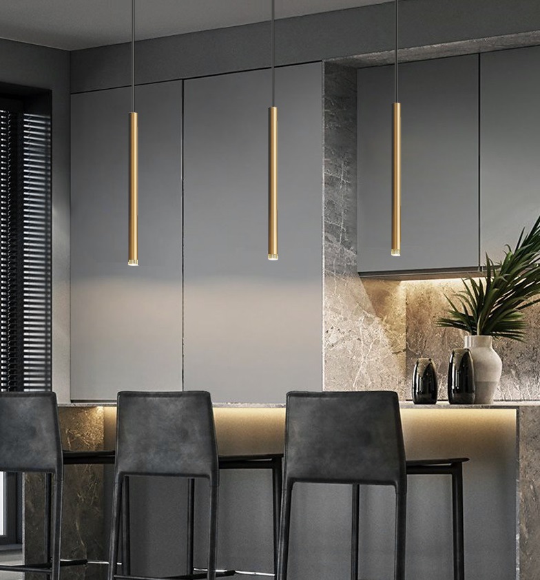 Светильник подвесной SPF-11252 БРОНЗА ` D20/H500+1200/1/G4/2W/4000K POLARLIGHTS 24-12 (1 из 2шт в ко