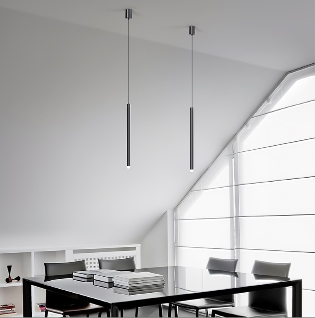 Светильник подвесной SPF-11255 ЧЕРНЫЙ ` D20/H500+1200/1/G4/2W/4000K POLARLIGHTS 24-12 (1 из 2шт в ко