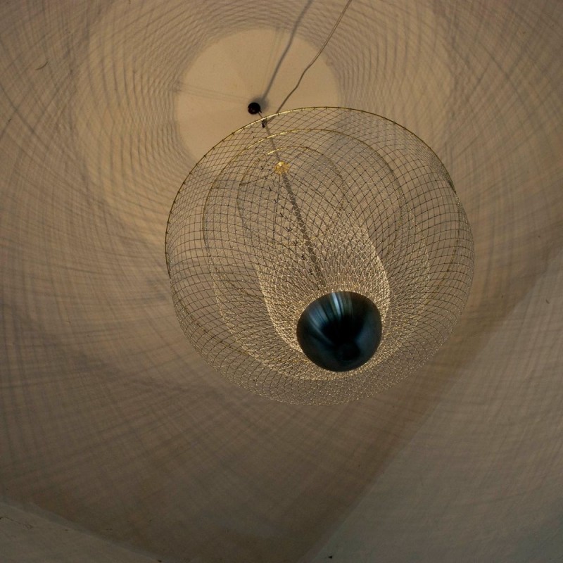 Светильник SPFD-8457 ЗОЛОТО ` D800/H1200/1/LED/8W/4000K CHECK