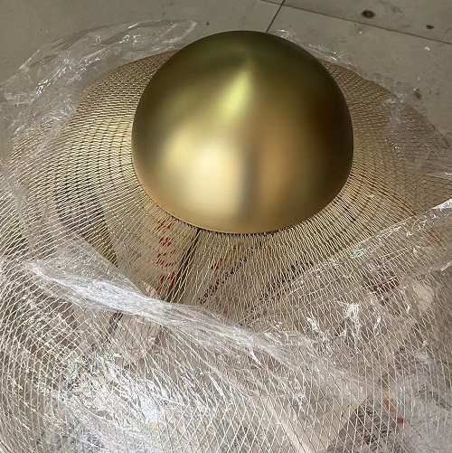 Светильник SPFD-8457 ЗОЛОТО ` D800/H1200/1/LED/8W/4000K CHECK