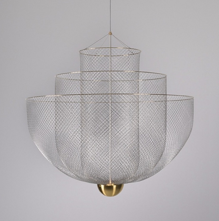 Светильник SPFD-8457 ЗОЛОТО ` D800/H1200/1/LED/8W/4000K CHECK