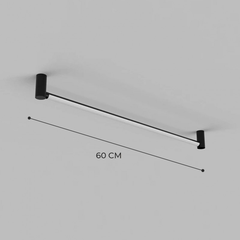 Светильник DZN-8490 ЧЕРНЫЙ ` D600/H140/1/LED/12W/4000K PARALLEL 23-12