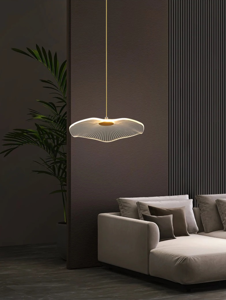 Светильник подвесной ElegantLight DZN-11326 ЗОЛОТО ` D170/H1500/1/LED/6W/4000K золотистый кабель JEL