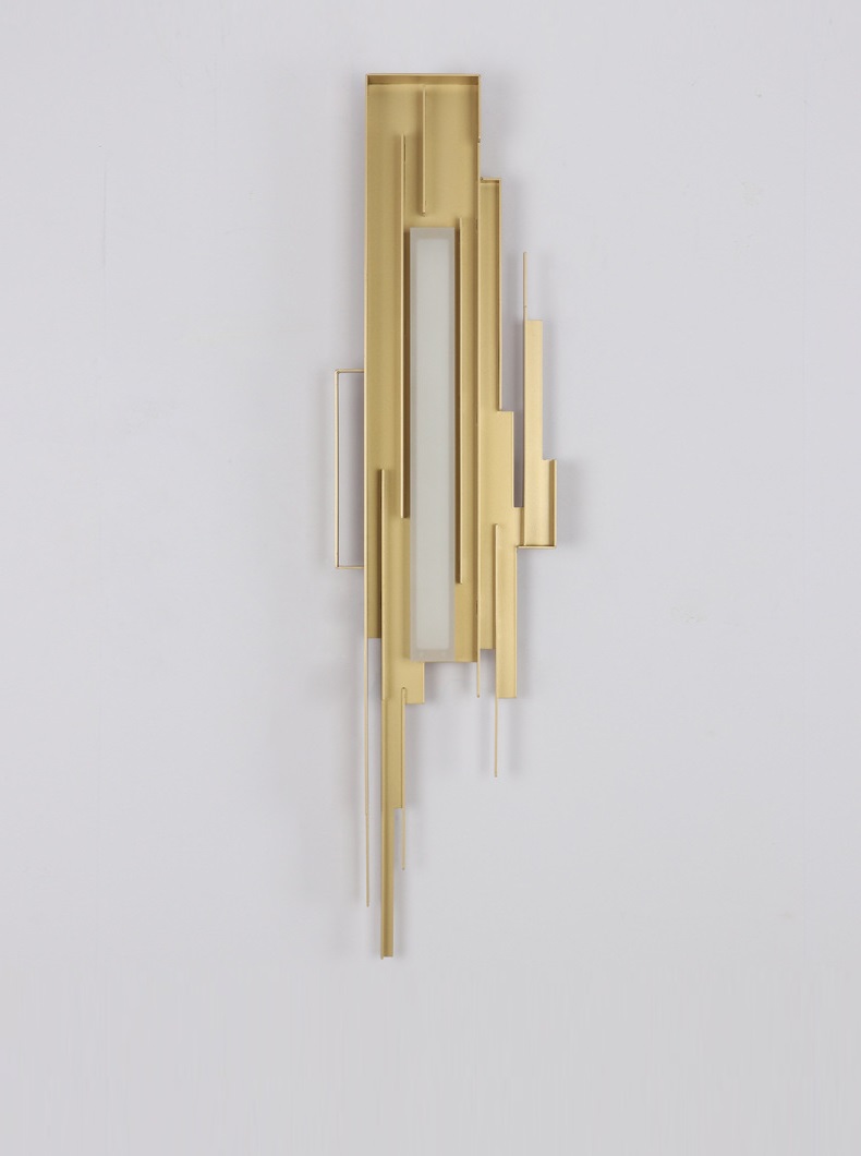 Светильник DZN-13307 ЗОЛОТО ` D200/H800/1/LED/8W/4500K (аналог 65506)