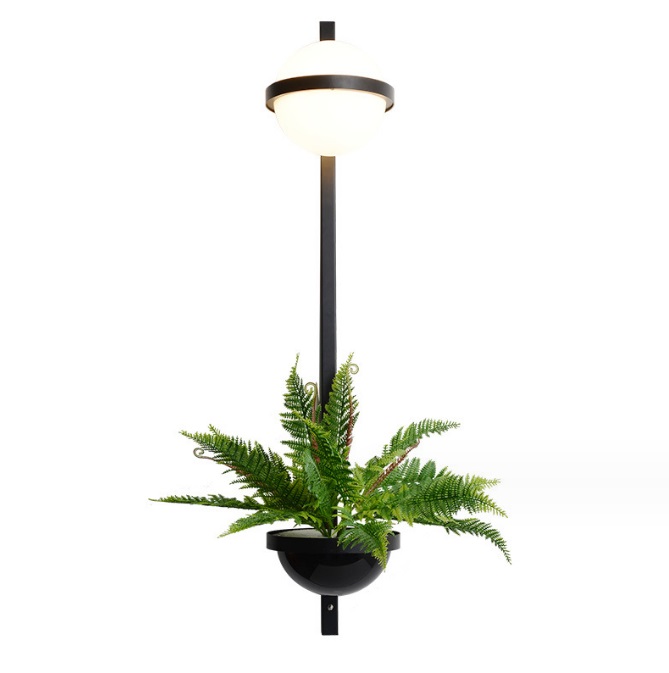 Светильник DZN-8532 ЧЕРНЫЙ ` D260/H1140/1/LED/15W FLORIST