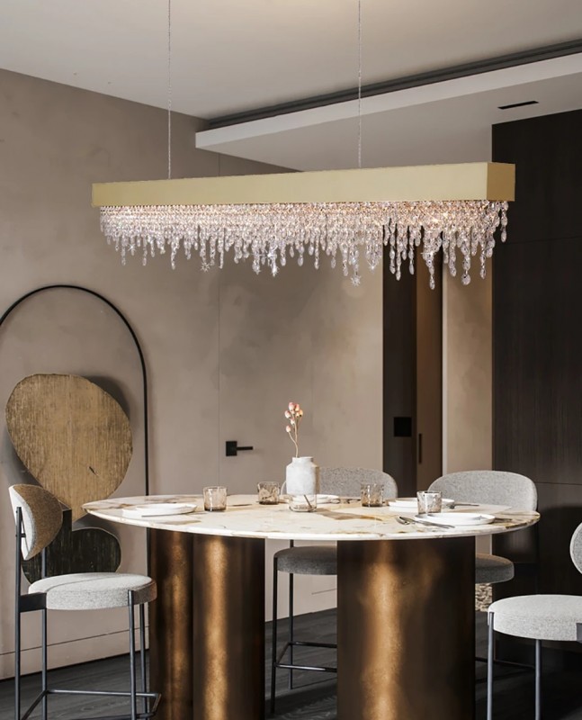 Светильник DZN-11354 ЗОЛОТО ` D1200*80/H400+1200/1/LED/30W/4500K