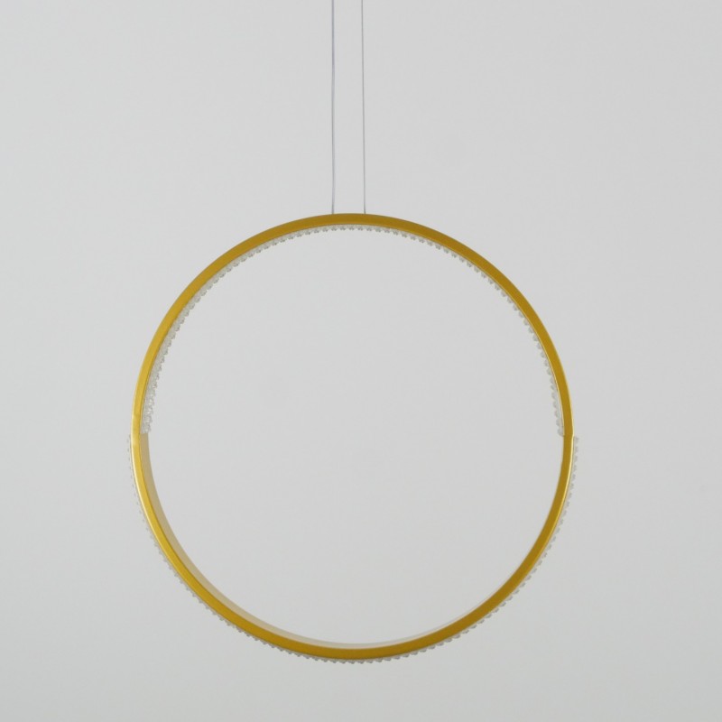 Светильник подвесной SAPFIR SPF-5363 ЗОЛОТО ` D400/H1500/1/LED/.W/4500K HOOP2 23-05