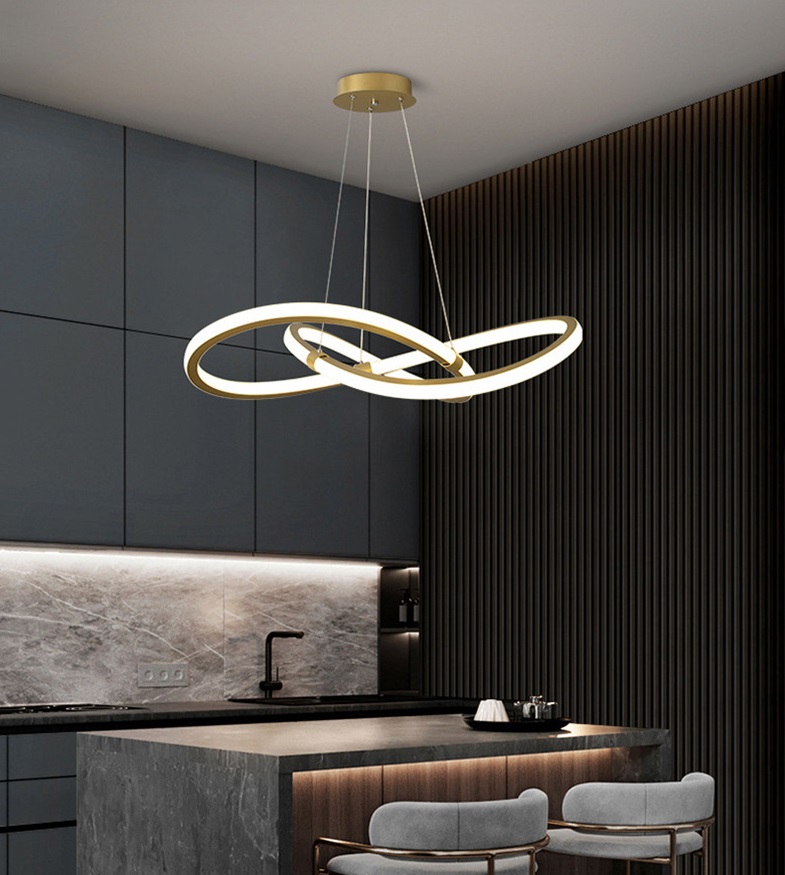 Светильник DZN-5370 ЗОЛОТО ` D800*200/H1200/1/LED/54W/3000-6500K