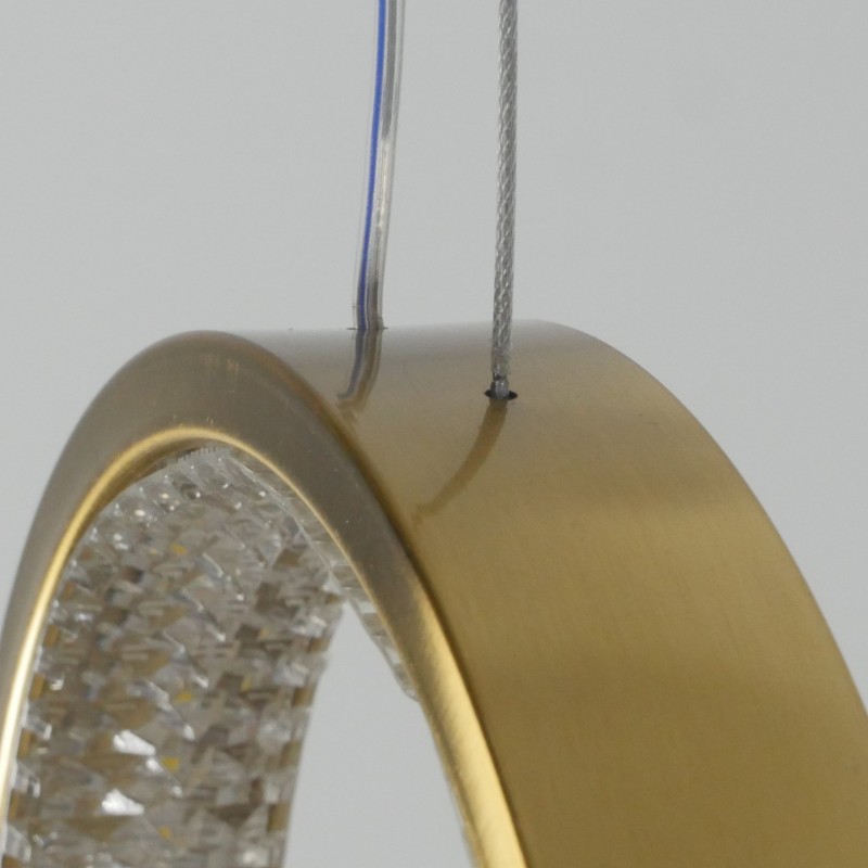 Светильник подвесной SAPFIR SPF-5371 БРОНЗА ` D200/H1500/1/LED/.W/4500K HOOP2 23-05