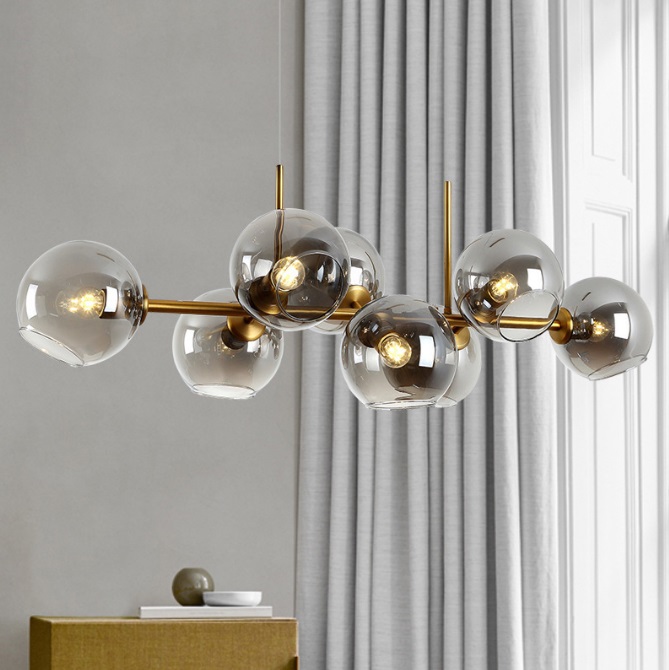 Светильник ElegantLight DZN-5443 БРОНЗА ` D1100/H1200/8/E27/60W