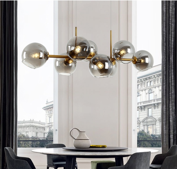 Светильник ElegantLight DZN-5443 БРОНЗА ` D1100/H1200/8/E27/60W