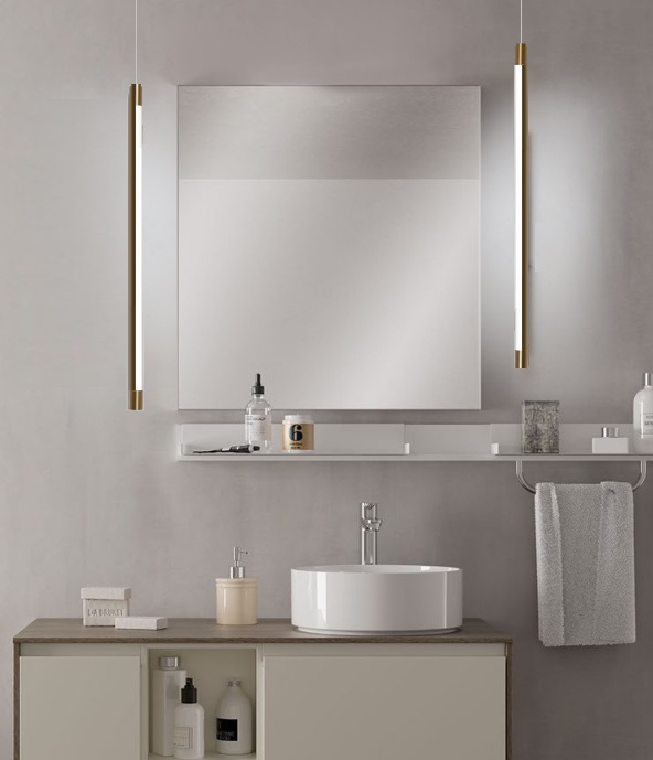 Светильник DZN-7564 SILVER/СЕРЕБРО ` D1150/H1800/1/LED/11W 4000K MINIMAL LINE DZN22-05