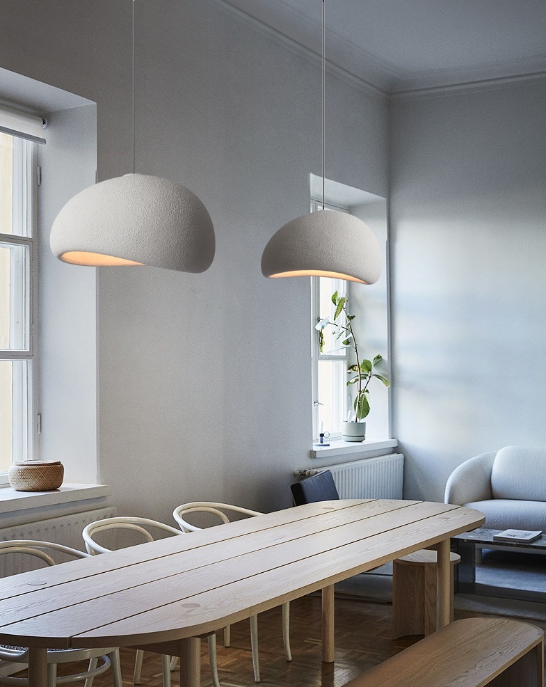 Светильник RRR DZN-6111 БЕЛЫЙ ` D400*350*250/H1200/1/E27/60W белый шнур STONE 25-02